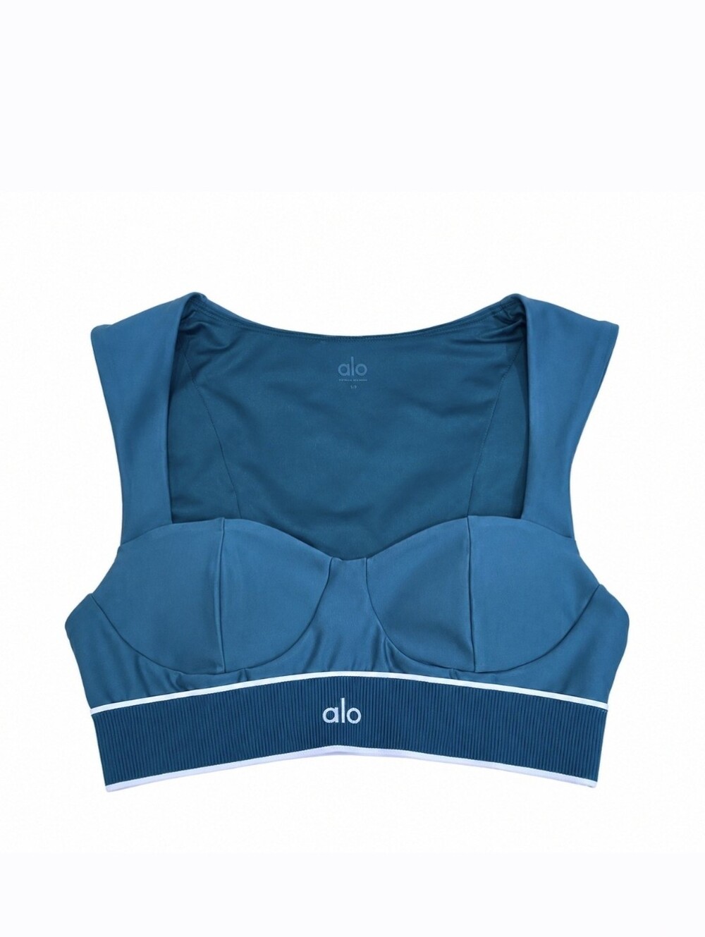Rare Alo Yoga Airlift Alignment Sports Bra Dark Green Size S